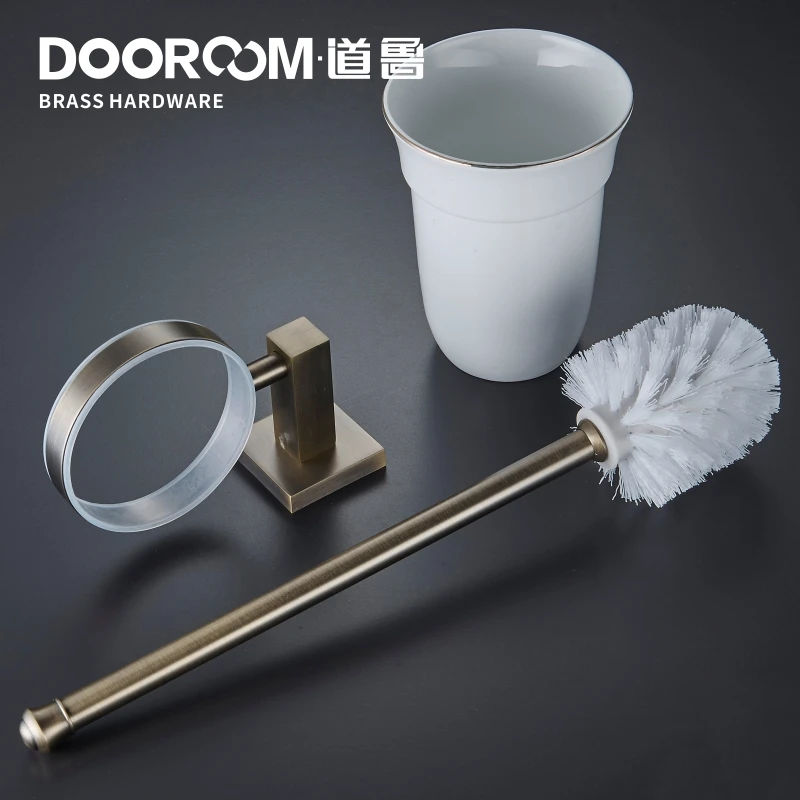 Набор аксессуаров для ванной из латуни Dooroom античные современные держатели колец
