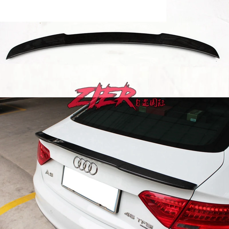 

M4 style A5 Carbon Fiber Rear Trunk spoiler wing for Audi A5 4Door 2010-2015