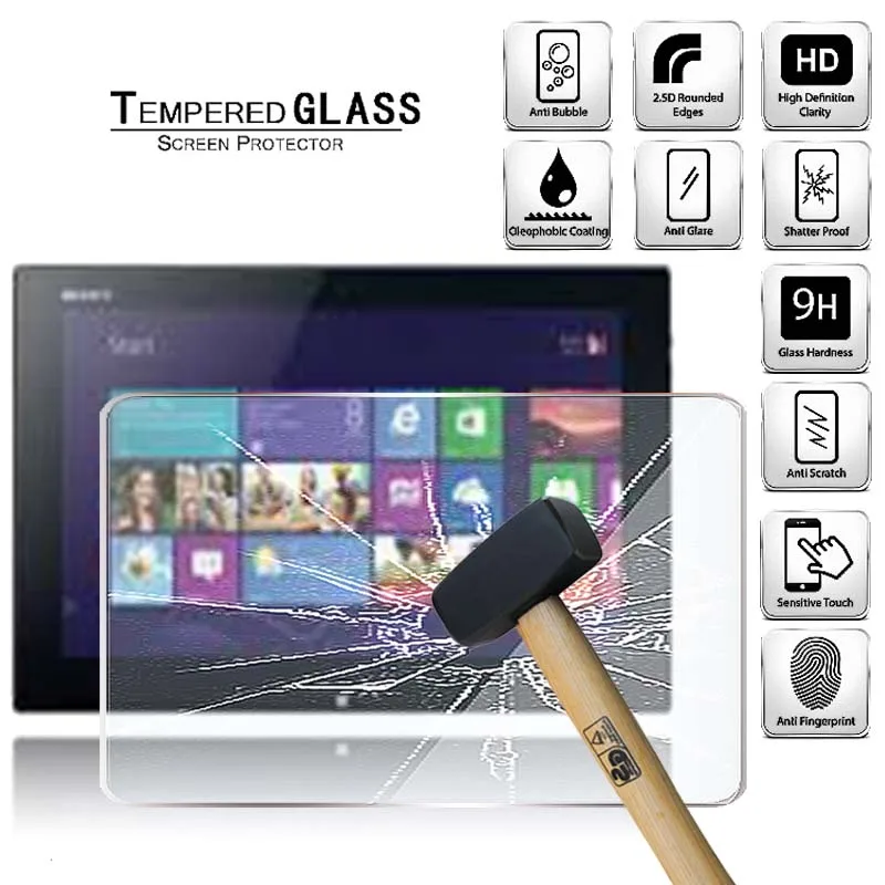 

Tablet Tempered Glass Screen Protector Cover for Microsoft Surface Pro 2 Tablet PC Anti-Screen Breakage HD Tempered Film