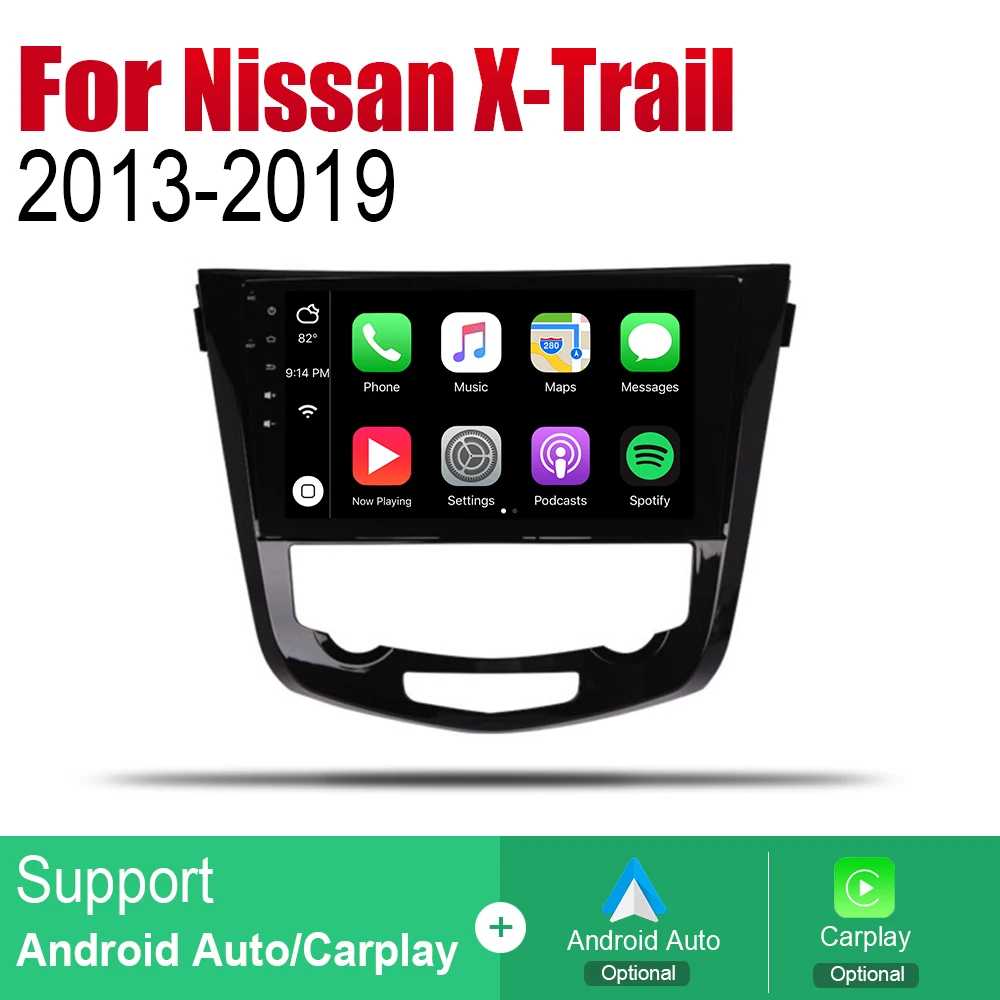Cheap ZaiXi Android Car GPS Navi for Nissan X-Trail Qashqai Dualis Rouge 2013~2019 player Navigation WiFi Bluetooth Mulitmedia 5