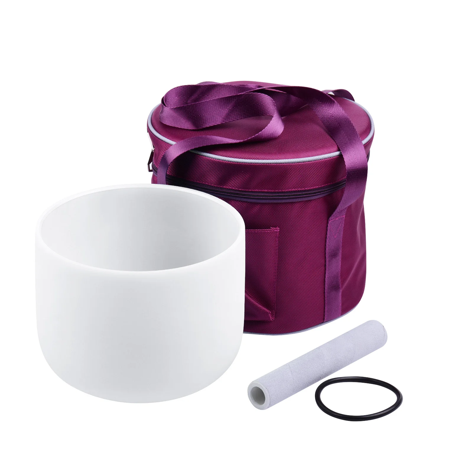 ammoon 10 Inches G Note Crystal Singing Sound Bowl Set for Meditation Relaxation Yoga with Hollow Mallet Rubber Ring Storage Bag | Спорт и