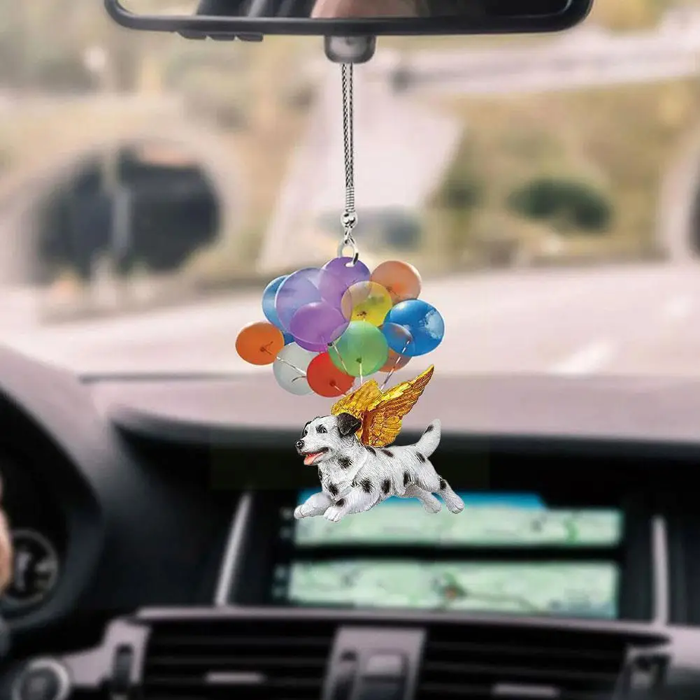 Hanging Cat With Balloon Car Ornament Colorful Decor Home Interior Decoration D8I3 | Автомобили и мотоциклы
