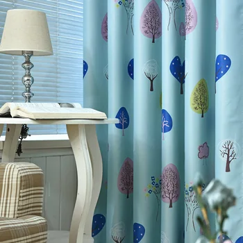 

Children's Room Curtains Cartoon Full Shading Printing Curtains for Living Dining Room Bedroom
