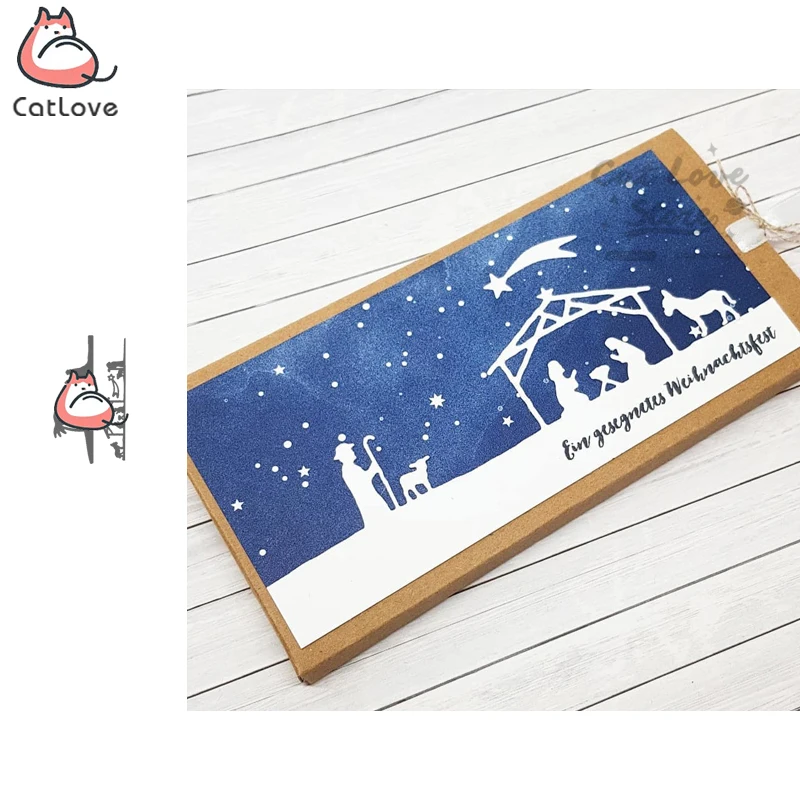 Christmas Border Metal Cutting Dies Scrapbooking Stencil Die Cuts Card Making DIY Decorative Craft Embossing New For 2019 | Дом и сад
