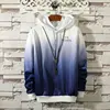 Sudadera con capucha para hombre, ropa informal estilo Hip Hop, gradiente, tendencia, novedad de 2022 ► Foto 3/5