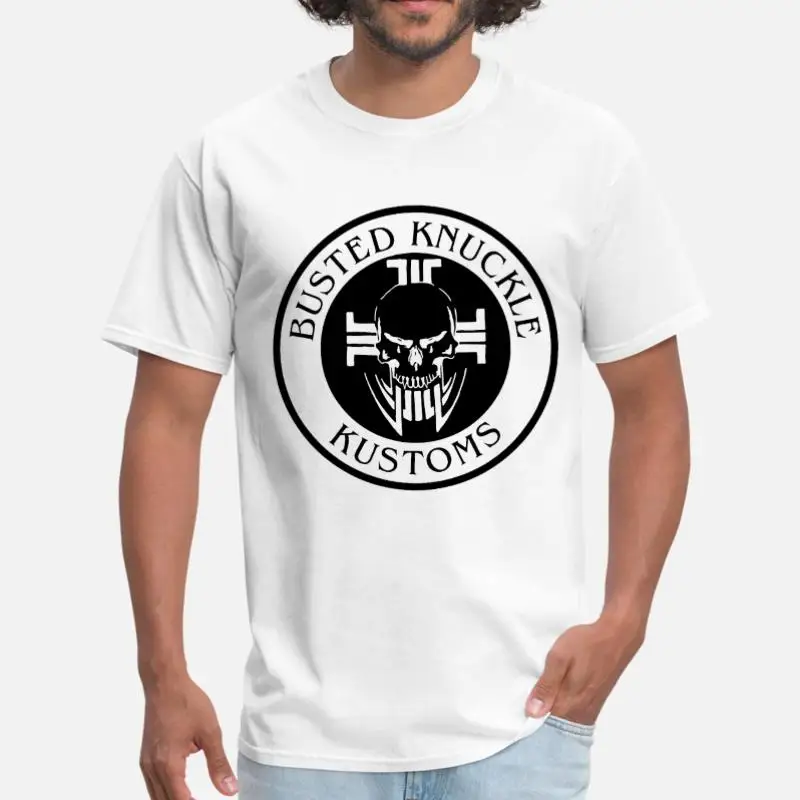 Men-White Hi Vis Череп Байкер Чоппер мотоцикл Machanic Saf Мужская футболка черная юморная футболка для мужчин короткий рукав Homme хип-хоп - Цвет: Men-White
