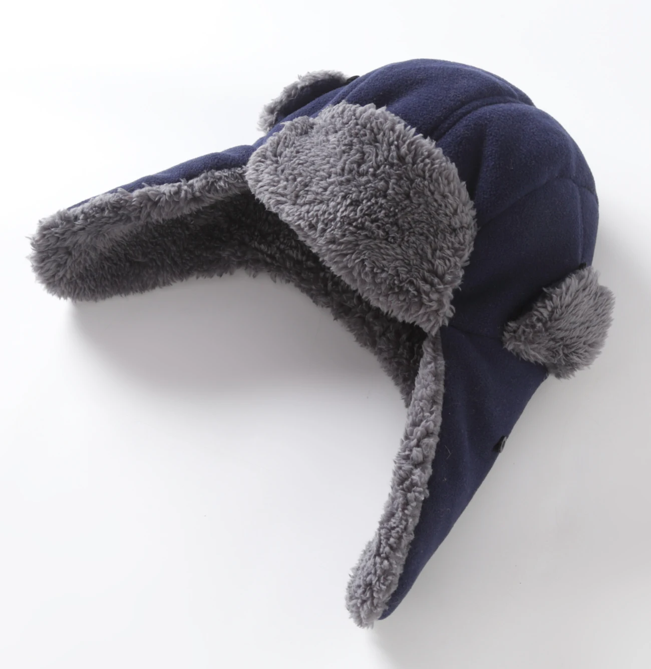 Детские зимние шапки ушанки Connectyle вязаная шапка с подкладкой из шерпы Мягкая