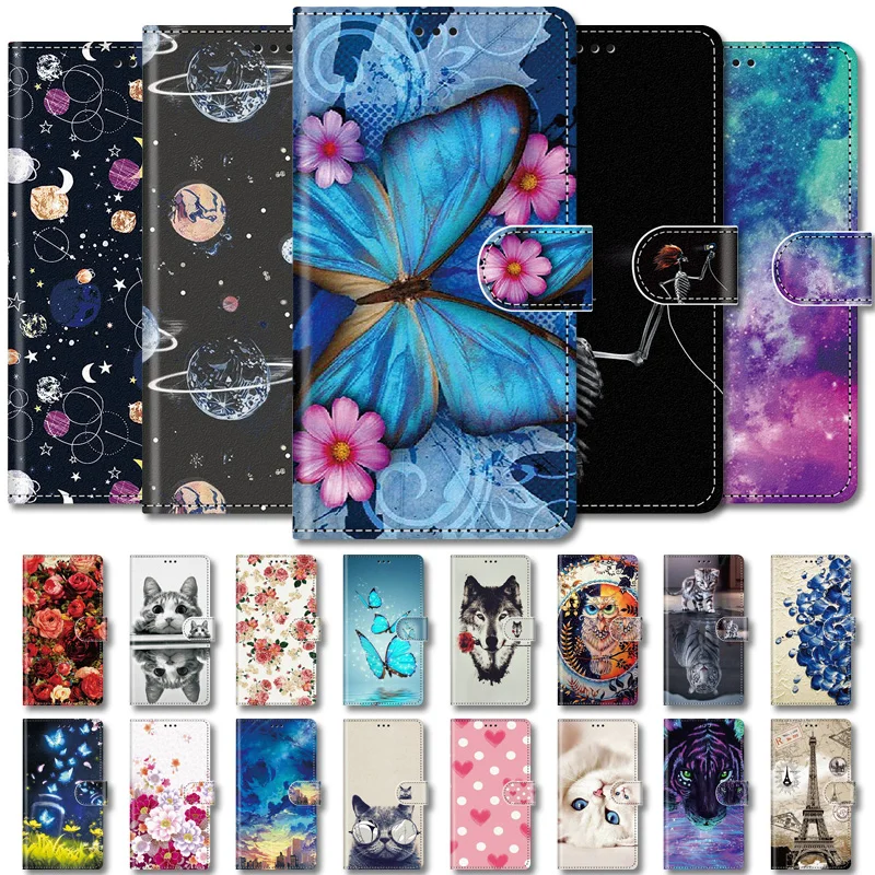 A30 Flip Case For Samsung Galaxy A 30 A305F SM-A305F GalaxyA30 Cover A30s 30s A307F A307FN Magnet Leather Bags | Мобильные телефоны