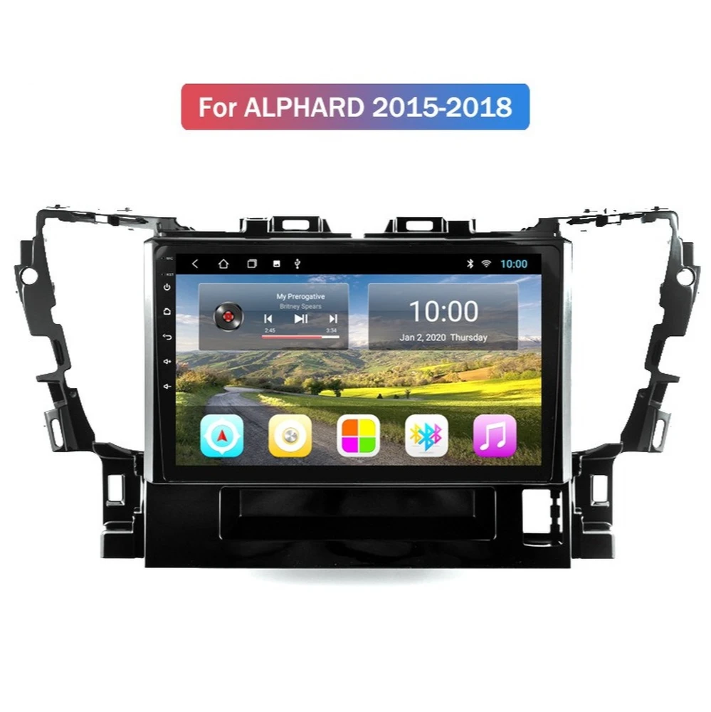 6G + 128G Android автомобильный GPS-навигатор для TOYOTA Alphard 2015-2018 мультимедийный