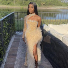 women long sleeved prom dress - Buy 