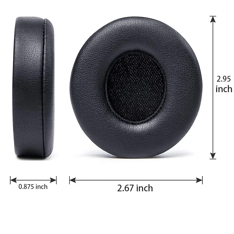 Premium Replacement Ear Pads for Beats Solo Headphones - Ultra-Comfortable Foam Cushions