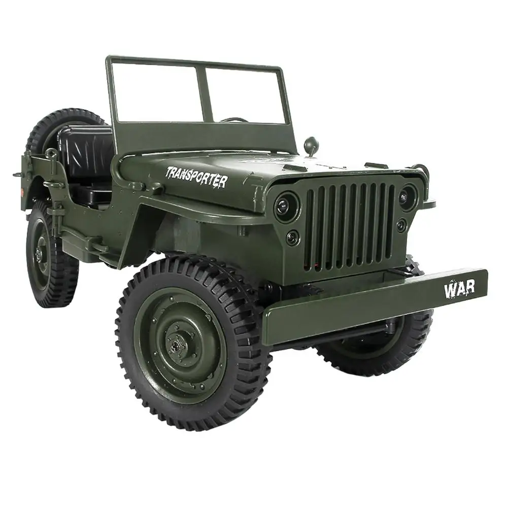 1:16 пульт дистанционного управления военный грузовик DIY Набор 4 колеса внедорожник модель радиоуправляемого грузовика пульт дистанционного управления альпинистский автомобиль комплект