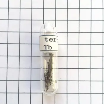 

1 gram Terbium Metal Sample in sealed vial