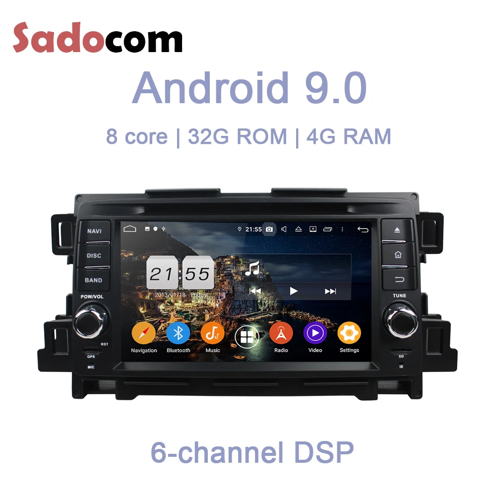 HD Android 9,0 для Mazda CX-5 2011 2012 Восьмиядерный 4 Гб+ 32 ГБ Автомобильный мультимедийный dvd-плеер gps ГЛОНАСС карта RDS радио wifi 4G Bluetooth