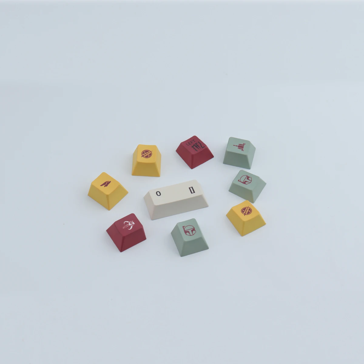 gmk boba fett pbt keycap chaves cherry profile personalizado gmk star wars keycaps para teclado mecânico