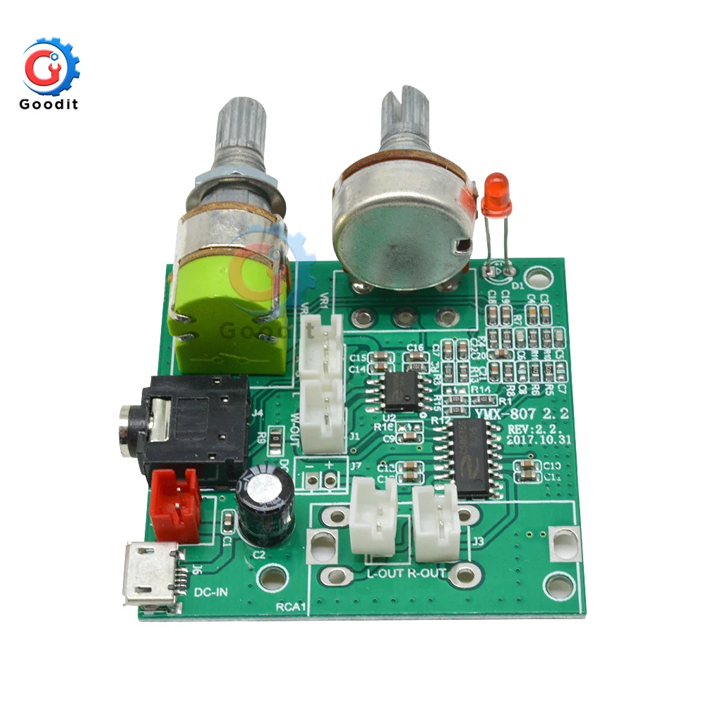 

DC 5V 20W 2.1 Dual Channel 3D Surround Digital Stereo Class D Amplifier AMP Board Module For Arduino With Wires