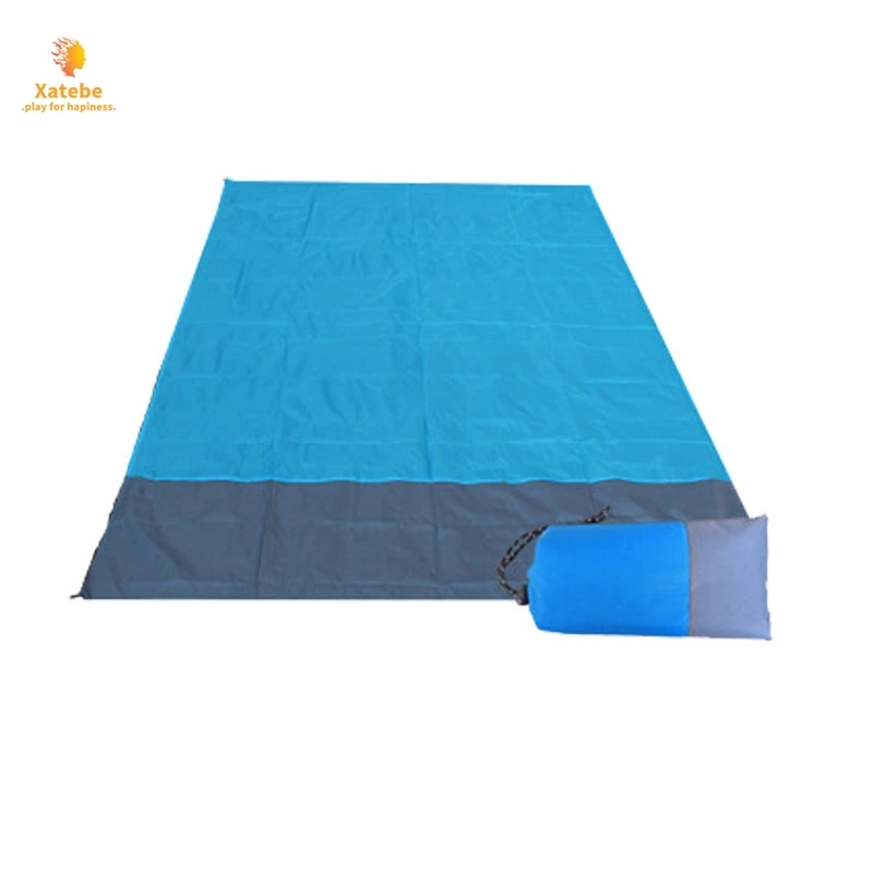 

Blue Folding Camping Mat Waterproof Beach Blanket Outdoor Portable Picnic Ground Mat Mattress blanket 2m*1.5/2m Portable Tent