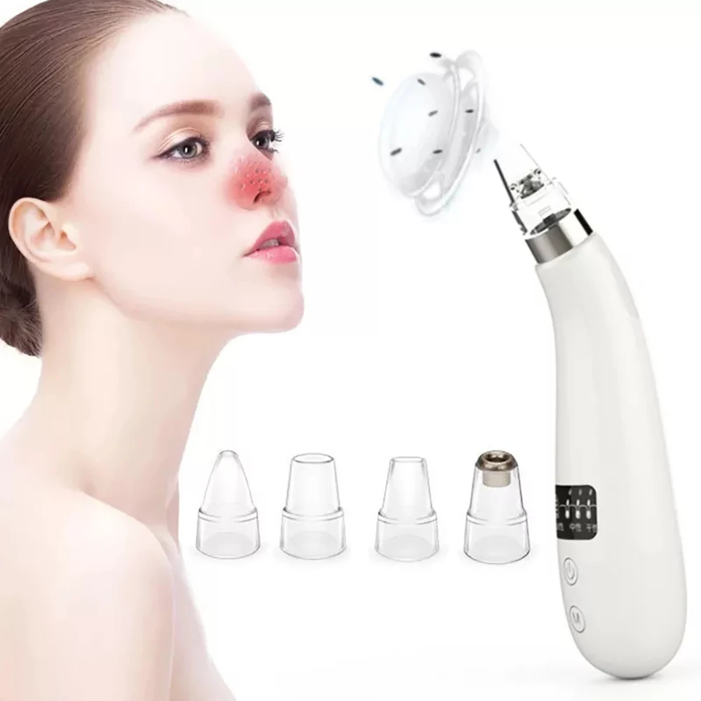 Removedor de Cravo Cuidados com a Pele Rosto Limpo Poro Vácuo Acne Espinha Remoção Sucção Facial Dermabrasion Ferramenta Máquina 14 Removedor de cravo cuidados com a pele