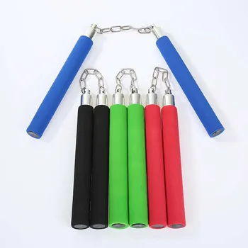 

New Foam Padded Practice Training Nunchaku Nunchuck Fitness for kids and beginners