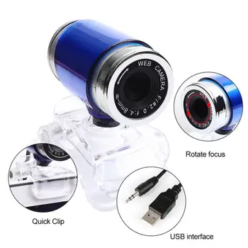 

New HD Webcam Built-in Dual Mics Smart 480P Web Camera USB Pro Stream Camera For Desktop Laptops PC Game Cam For OS Windows10/8