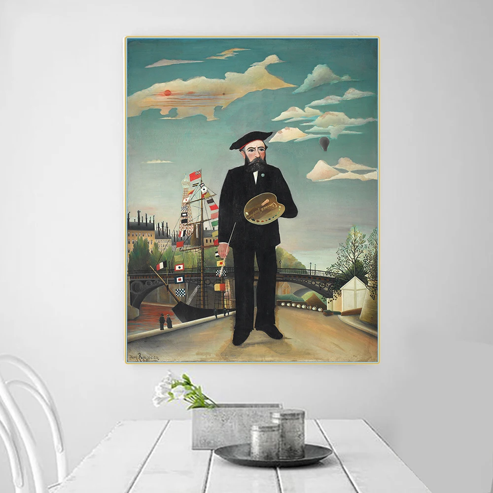 Цитон Анри · Руссо 《 я-портрет-пейзаж Canvas холст искусство Масляная живопись