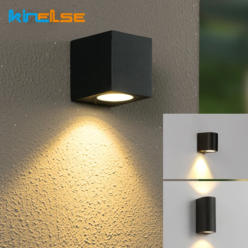 Outdoor LED Exterior Wall Light Sconce Waterproof UP Down Dual Head Wall Lamp