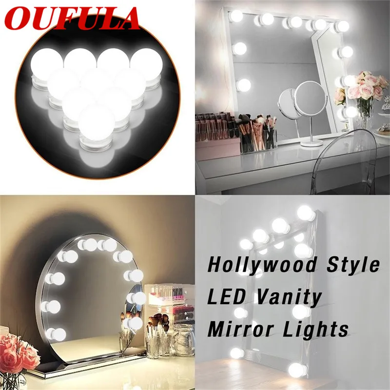 

OUTELA LED Vanity Mirror Light USB Hollywood Style