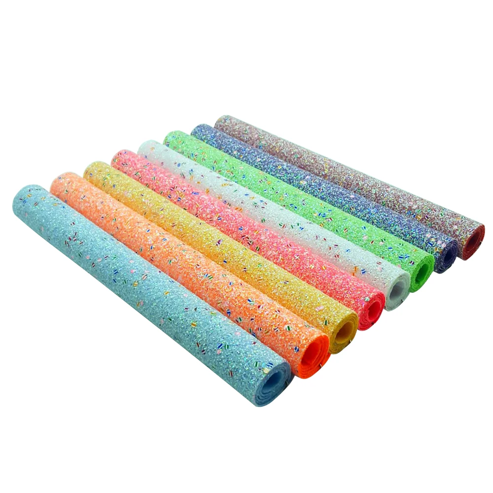 QIBU 22*30 см массивная блестящая ткань Красочные листы из искусственной кожи сделай сам бант для волос виниловая ткань из искусственной кожи сумки материалы для декора обуви