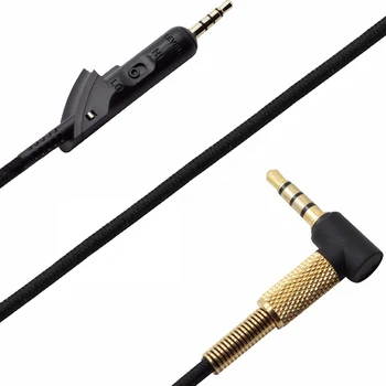 

OFC Replacement Stereo Audio Cable Extension Music Cord Wire for Bose QC15 QC2 QuietComfort Quiet Comfort QC 15 2 Headphones