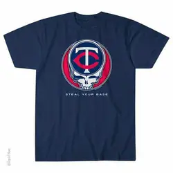 GRATEFUL-Миннесота TWINS-STEAL ваш BASE-T рубашка S-M-L-XL-XXL-XXXL Garcia, уиер