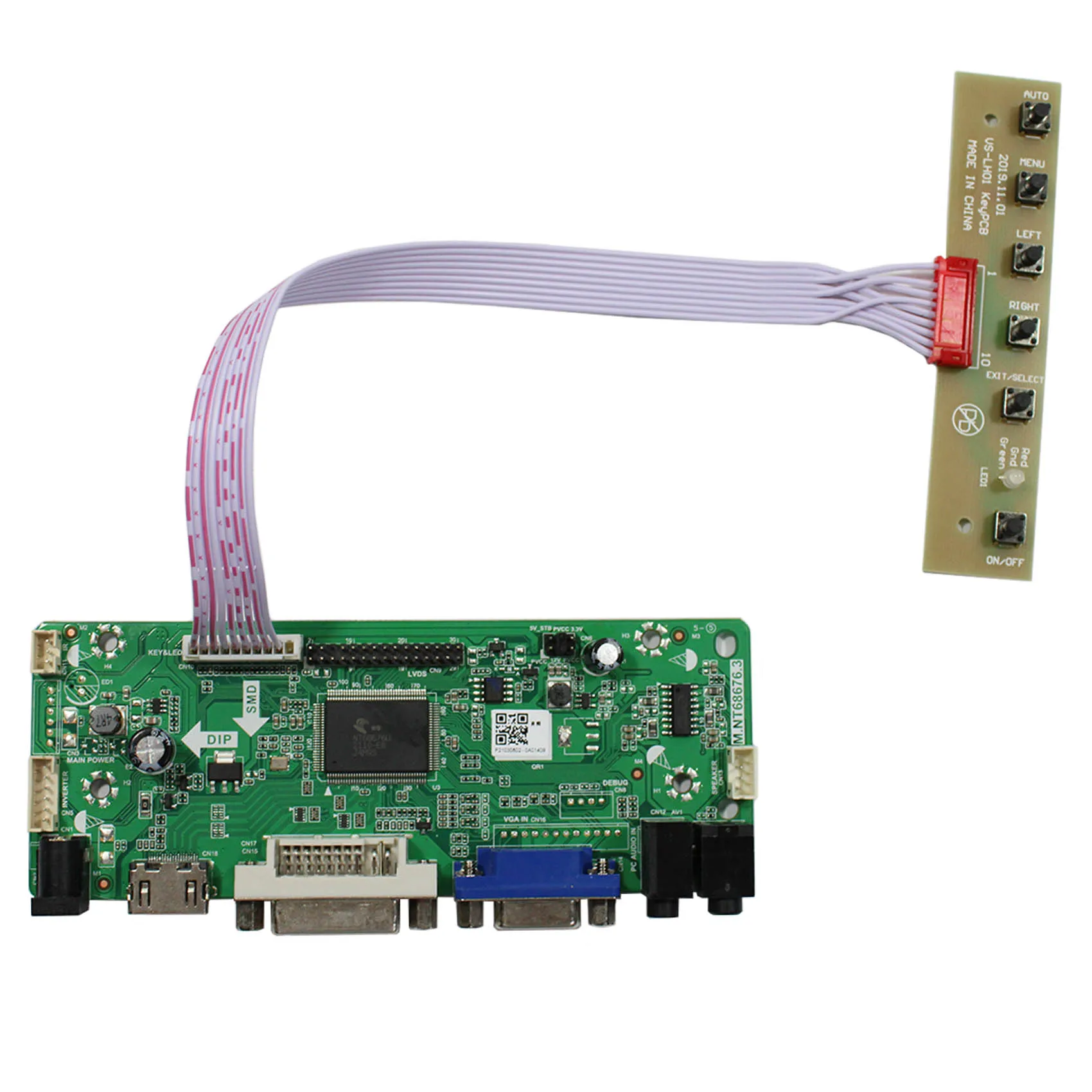La Scheda Lcd Vga Hd-Mi Funziona Per Monitor Tv Da 32 Pollici 1920X1080 Hv320Fhb-N10 Tft-Lcd, Macchina Per Armadietti Arcade/Display Flipper Virtuale