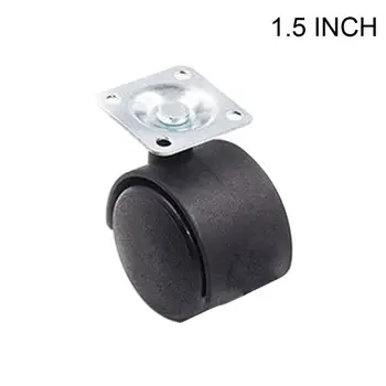 

10Pcs/set Chair Furniture Universal Wheel Flat Plate Swivel Caster with Brake 11UA