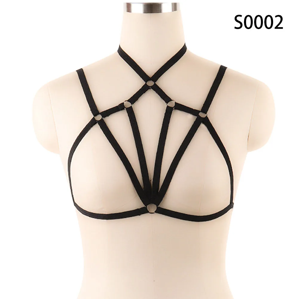 OLO Bondage Sexy Breast Harness Body Binding Erotic Lingerie Adults Game Sexy Lingerie Bra Exotic Apparel Sex Toys for Women - Цвет: S0002