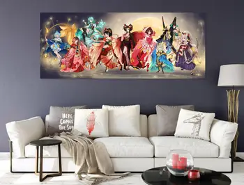 

[Self-Adhesive] 3D Onmyoji 951 Japan Anime Wall Stickers Mural Decal Wall Murals AJ WALLPAPER Belly