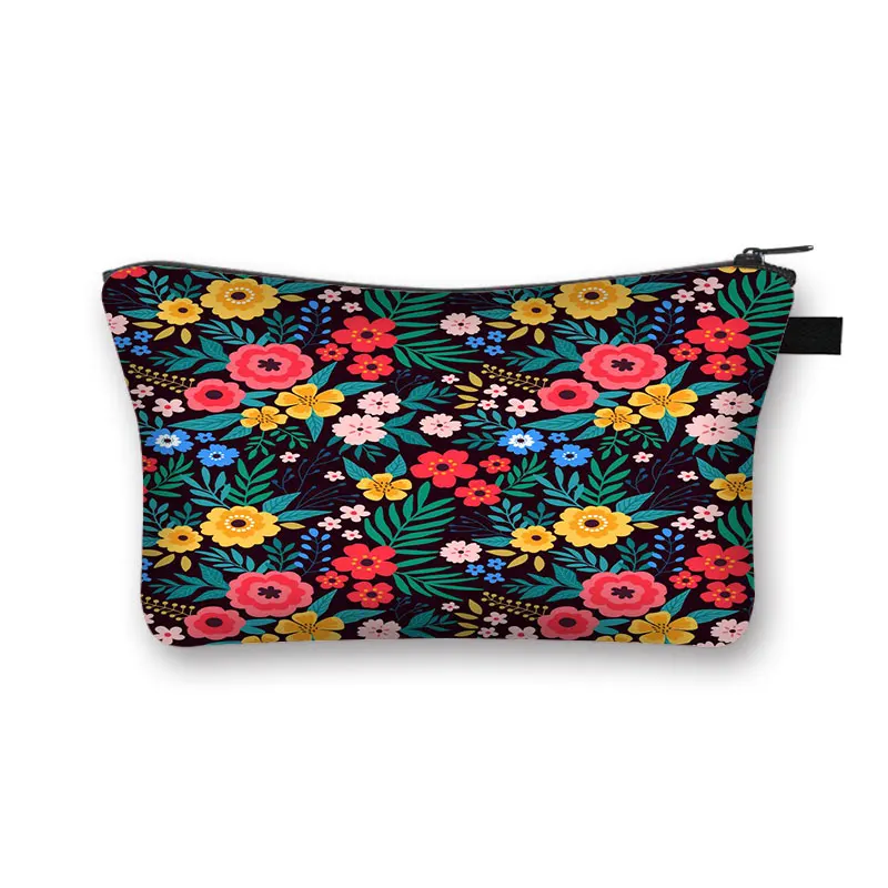 Bohemian Print Cosmetic Bag African Woman Fashion Travel Lipstick Toiletry Bag Shopping Purse Cosmetic Case Gift 3