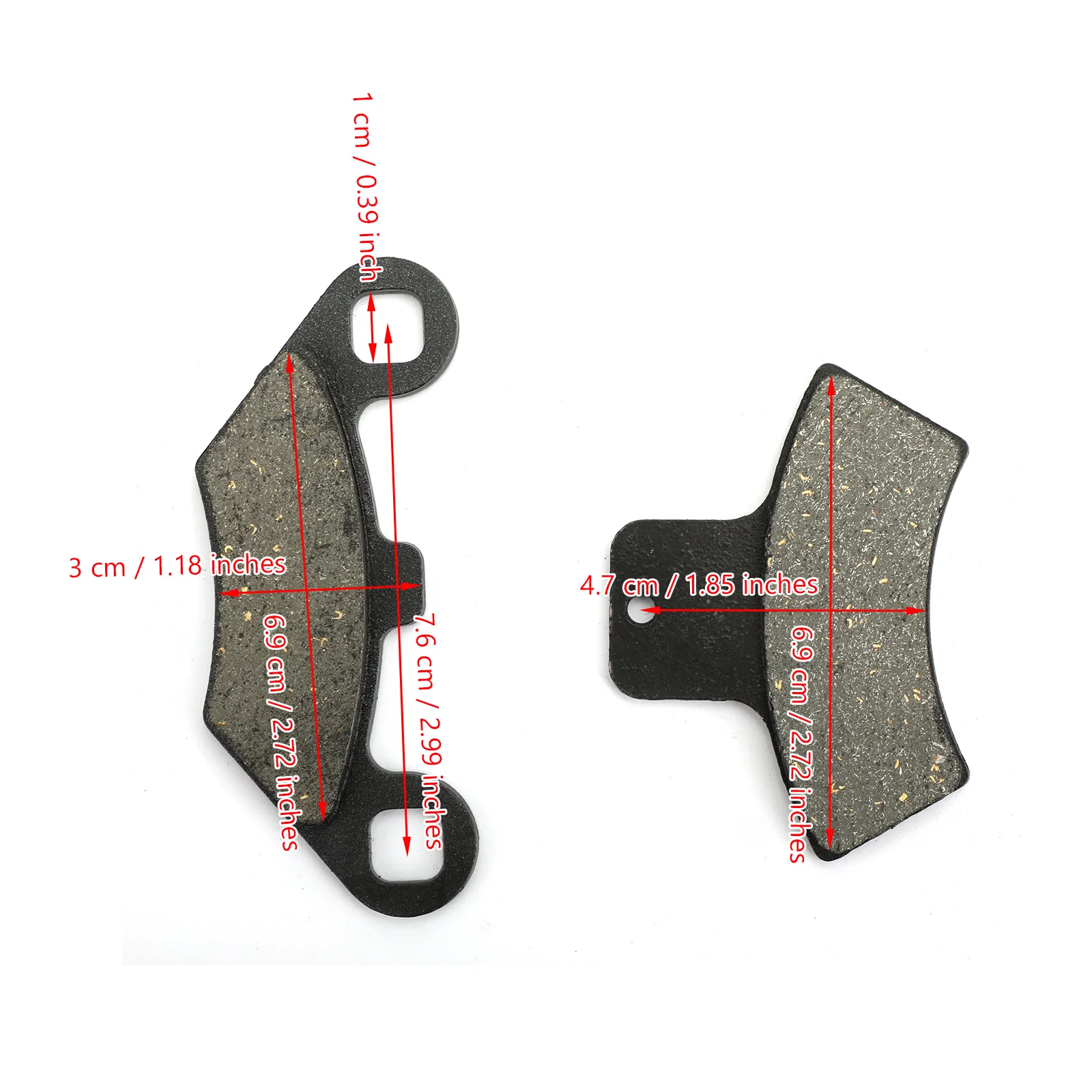 Artudatech передние и задние тормозные колодки для ATV Polaris Sportsman 500 4x4 1998-2002 4x4 DUSE 01-02 HO RSE