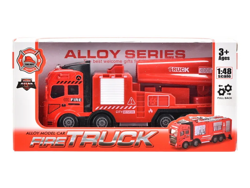 

Alloy Toy Car Engineering Alloy Car Model Model Sound And Light Alloy Fire Truck Car Model Toys Hot Selling