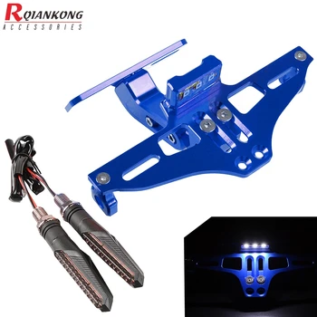 

Motorcycle Fender Adjustable License Plate Holder Bracket FOR YAMAHA Tracer 700/900 XJ6 Diversion F XSR700 XSR900 YZF R1 R125 R3