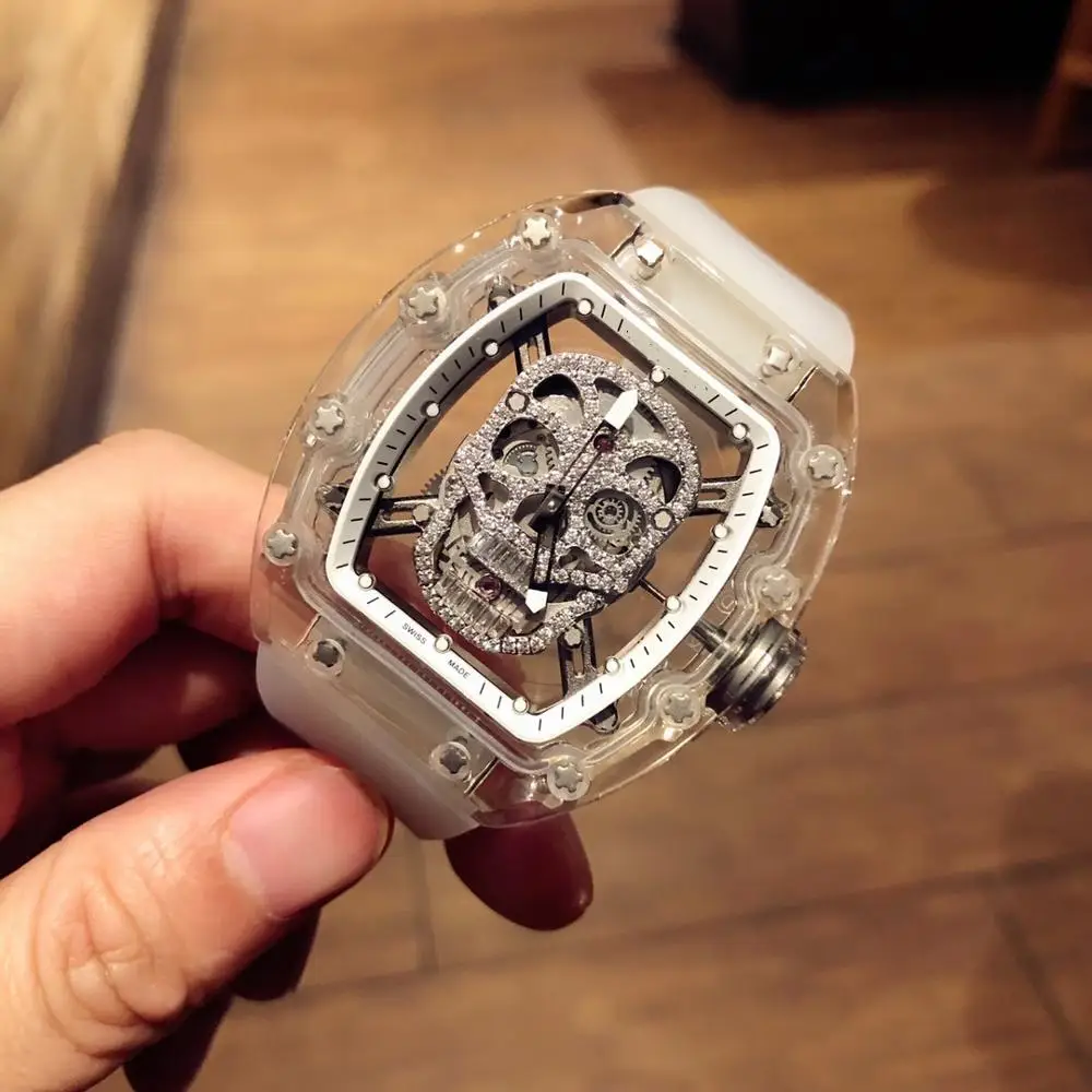 

Tourbillon Automatic Watch 2019 New Luxury Men Watches Rich_Mile__watch Skeleton Watch AAA Watch 007 Watches Top luxury watches