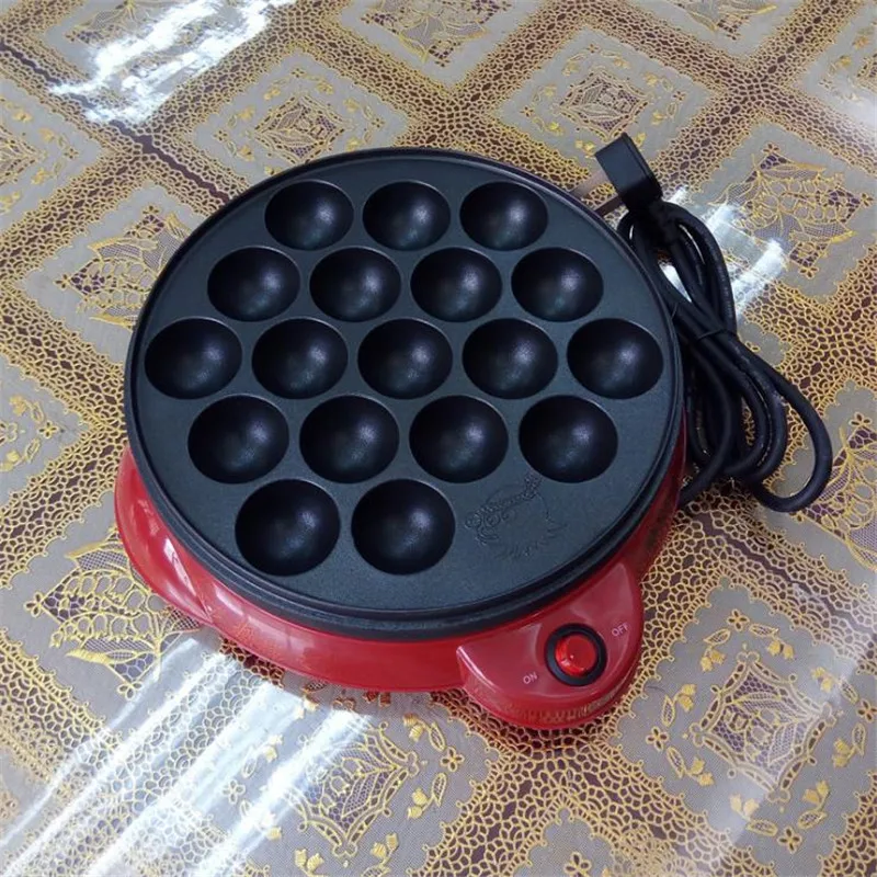 18 Holes Electric Takoyaki Pan Takoyaki Maker Aluminum Alloy Octopus Balls Grill Chibi Maruko machine Baking Forms Mold Pan Cook