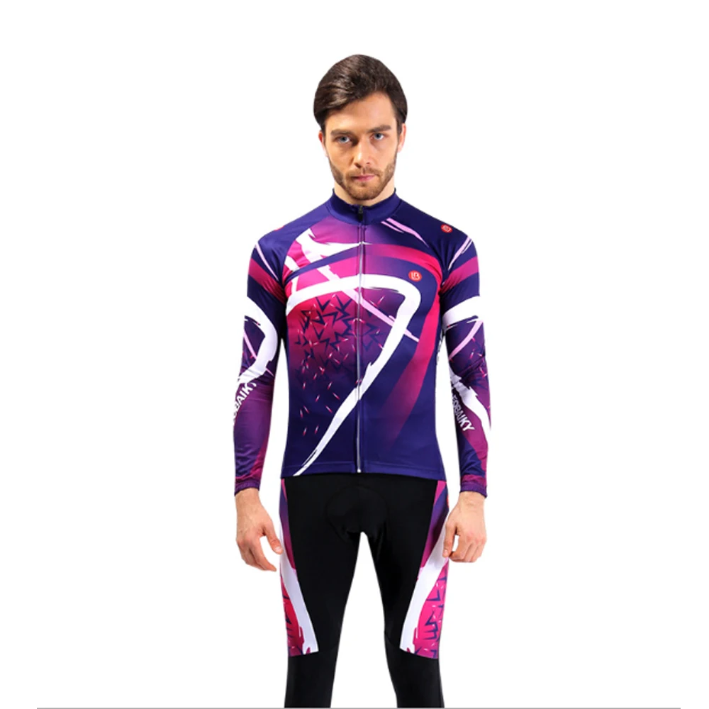 Одежда для велоспорта Maillot, Мужская зимняя одежда с длинным рукавом, Джерси для велоспорта, зимняя мужская одежда из теплого флиса, одежда для велоспорта, комплект одежды из Джерси - Цвет: 3