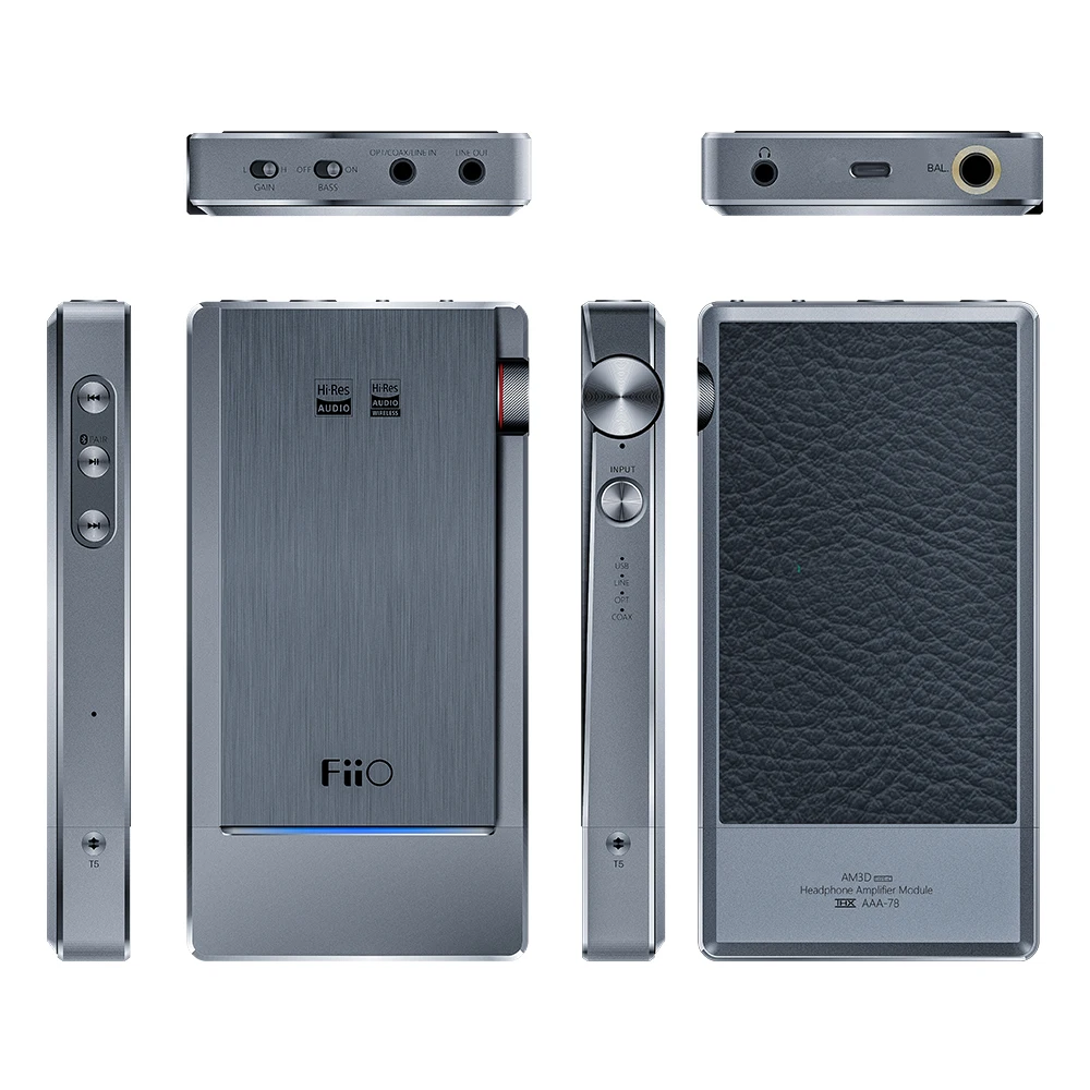Усилитель для наушников FiiO Q5S Тип C AK4493EQ Bluetooth 5 0 AMP USB DAC THX DSD Hi Fi декодер iPhone ПК Android с