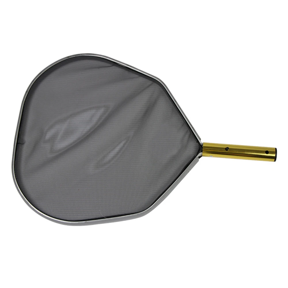 Черная тонкая сетка легкий спа сверхпрочный инструмент прочный практичный переносной бассейн алюминиевая рама грабли для листьев сачок для чистки