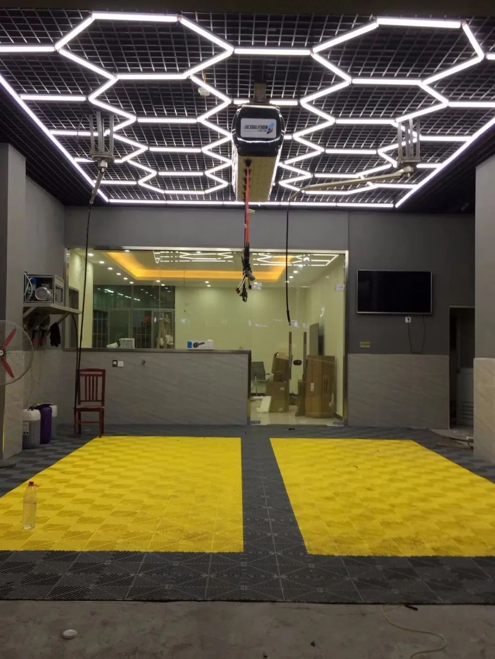 US $200.00 Factory Customized LED Hexagonal light for Car Detailing and Polishing Lights