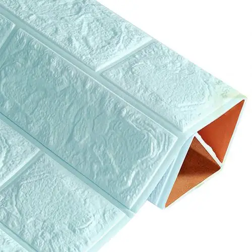 Light Blue 60x30 см современные 3D кирпичные узор водонепроницаемые обои спальня гостиная настенная декоративная наклейка - Цвет: Light Blue