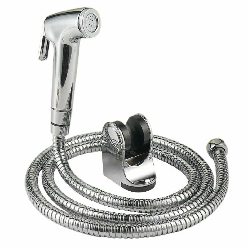 ABS+ Chrome Toilet Bidet Douche Spray Sprayer Set Chrome Brass Shower Kit