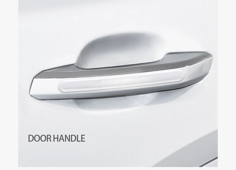 Car Door Edge Transparent Anti Scratch Protection Strips Bumper Scuff Plate BarRearview Mirror Anti-collision Protector Sticker