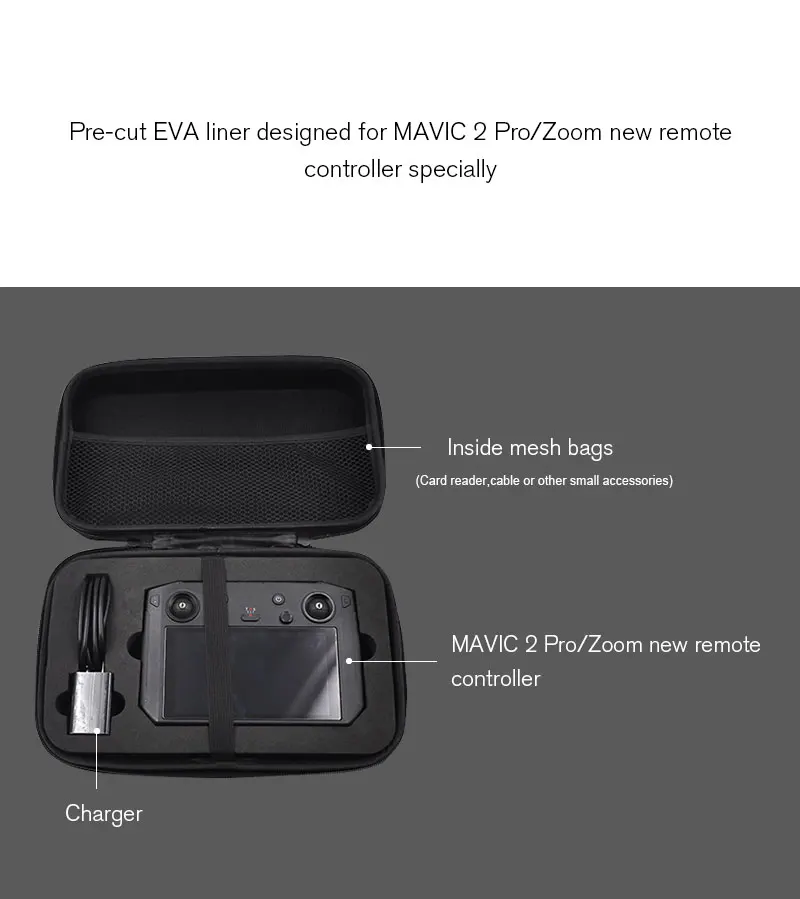 Сумка STARTRC DJI Mavic 2/чехол для переноски с дистанционным управлением/сумка для хранения/смарт-контроллер/Аксессуары для DJI Mavic 2