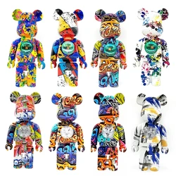 Statue de Jimmy ours, Figurine Graffiti, jouet éducatif, lumineux, Bluetooth, audio, LED, cadeau pour enfants 