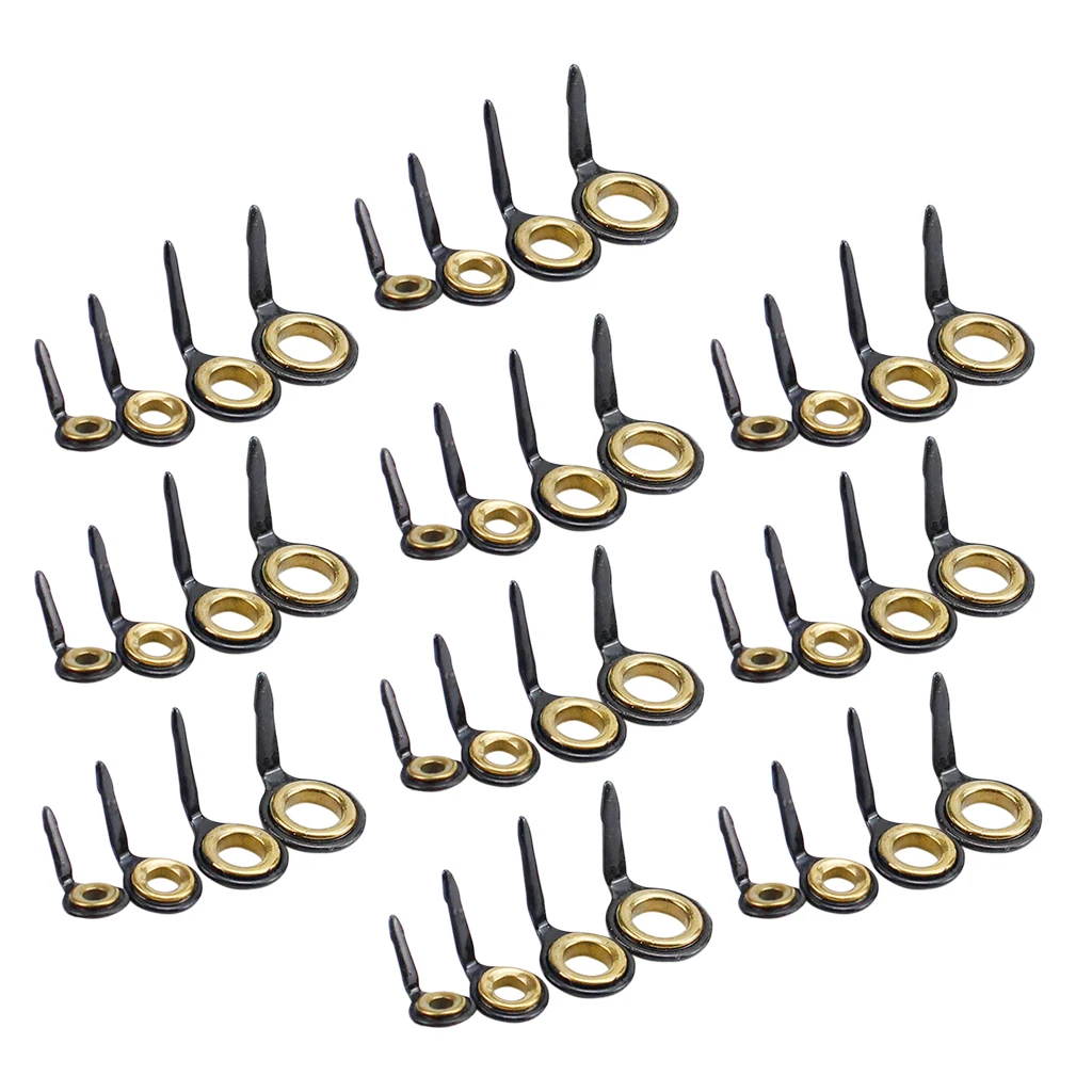 40 Pcs Single Leg Fishing Rod Ring Eye Guide for Spinning Casting Fly rod